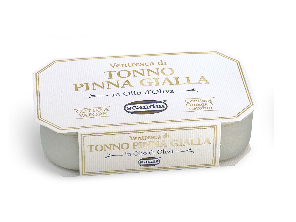 Ventresca di Tonno a Pinne Gialle in olio di oliva - Scatoletta